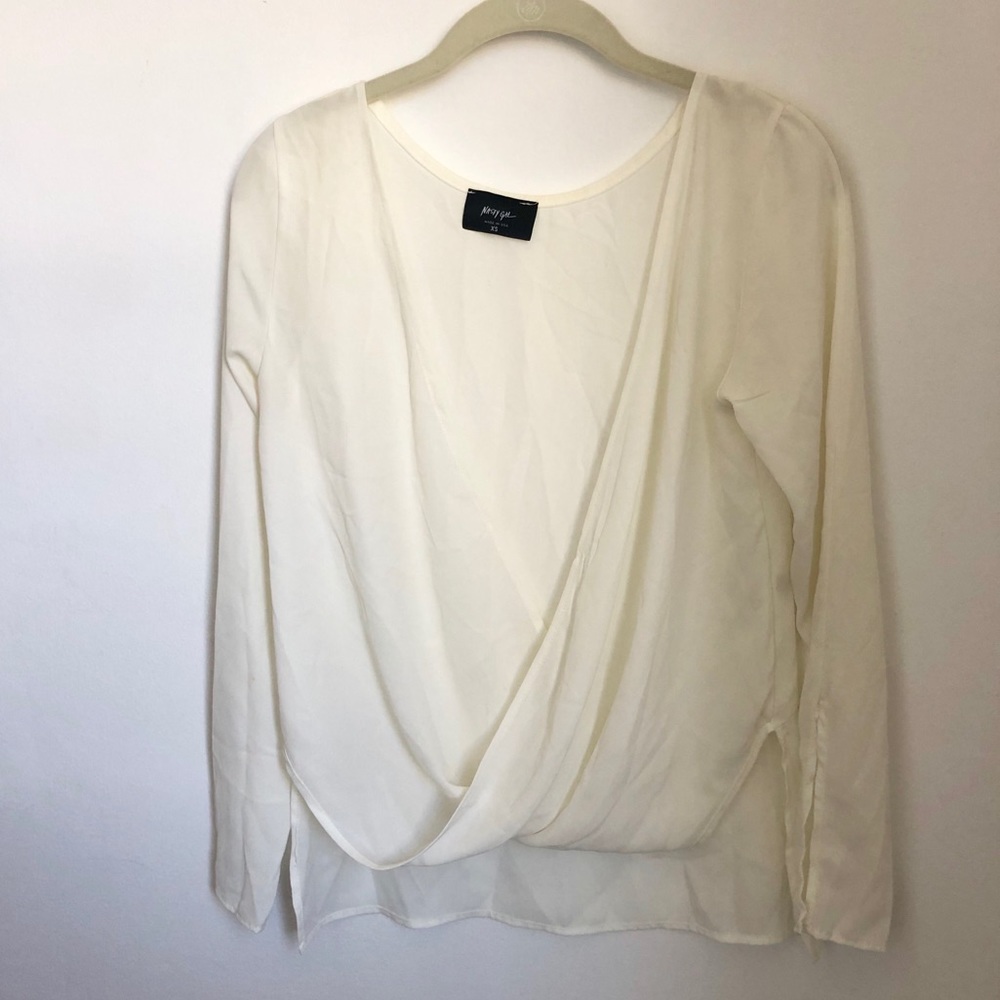 Nasty Gal Open Wrap Top